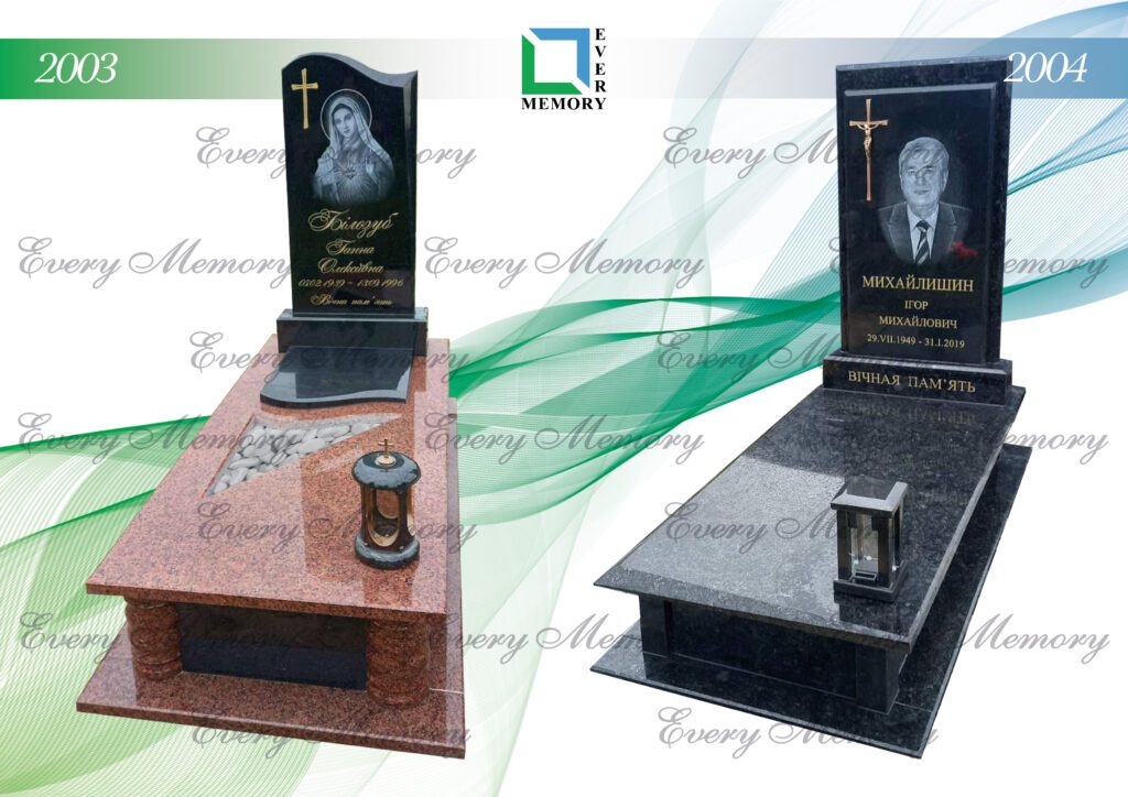 Ексклюзивні гранітні пам’ятники — моделі 2003–2004