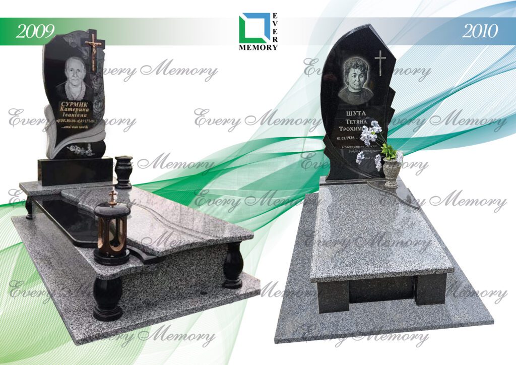 Ексклюзивні гранітні пам’ятники — моделі 2009–2010